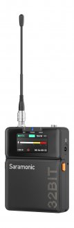 Sistem mikrofonik pa tel Saramonic K9 UHF, regjistrim 32 bit, lavalier IP67, i zi