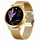 Smartwatch Gravity GT25-2 PRO, AMOLED 1.19", 2 rripa, i bardhë dhe i artë