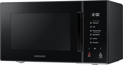 Furrë me mikrovalë Samsung Healthy Grill Fry, 23L, me gril, e zezë