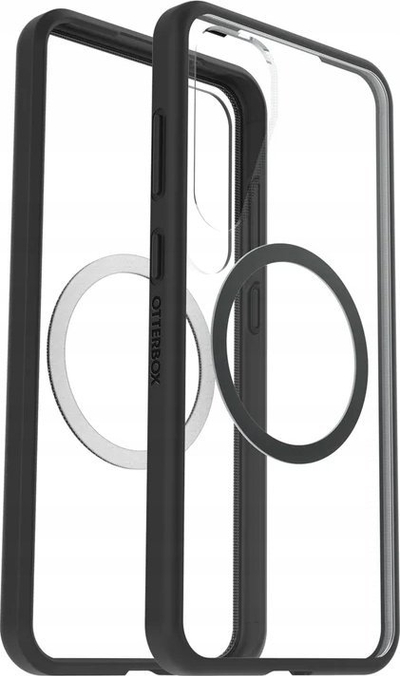 Kuti mbrojtëse Samsung OtterBox React me magnet për Galaxy S25+, transparente