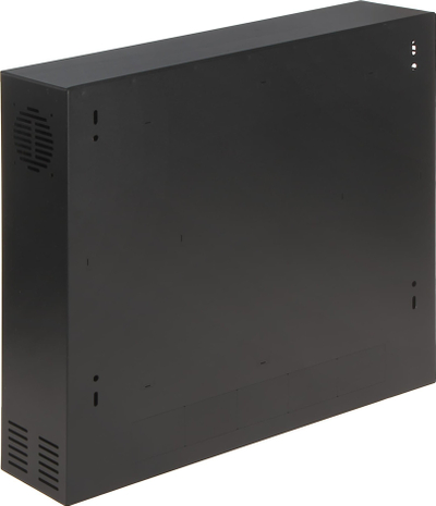 Rregall vertikal Skria Skria StalFlex, 19", 2U 130 mm, i zi