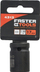 Soket goditës Faster Tools, 1/2", 19 mm, i zezë
