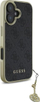 Mbështjellës telefoni Guess 4G Charms, iPhone 16 6.1", i zi