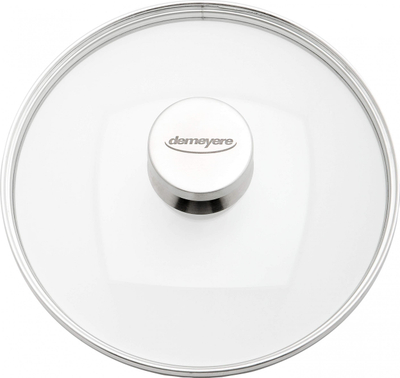 Kapak xhami Demeyere Glass Lid, 24 cm, çelik inox, transparent