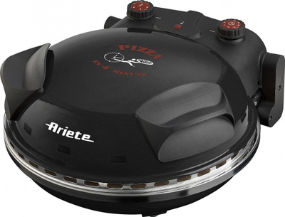 Furrë elektrike pice Ariete 917, gur zjarrdurues, 1200W, 400°C, e zezë