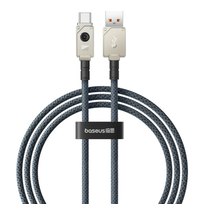 Kabllo karikimi Baseus Unbreakable, USB në USB-C 100W, 1m, e bardhë