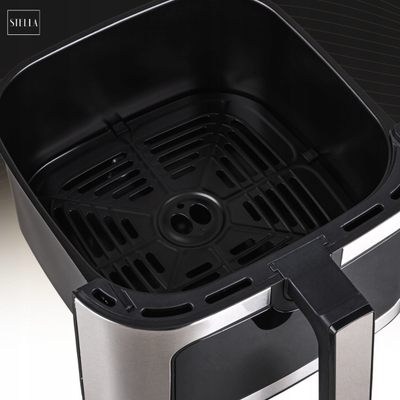 Fritezë me ajër Stella STAF 1800-8-IX, 8L, 1800W, e zezë