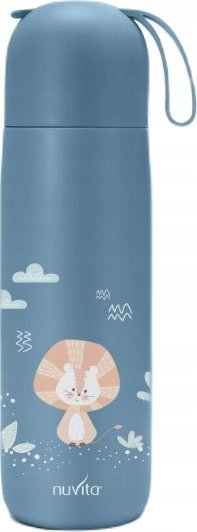 Termus për fëmijë Nuvita, 400ml, çelik inox, blu