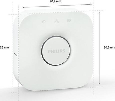 Bridge Philips Hue, qendër e zgjuar për dritat smart, lidh deri 50 pajisje, e bardhë