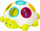 Lodër senzoriale Bam Bam Turtle 492756, shumëngjyrëshe, për fëmijë