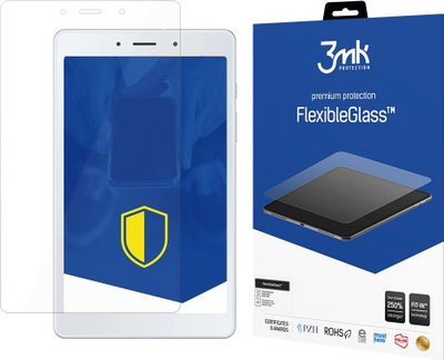 Mbrojtës ekrani 3mk FlexibleGlass për Samsung Galaxy Tab A SM‑T295, xham hibrid, shumë i hollë, i tejdukshëm