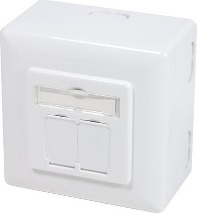 Prizë rrjeti LogiLink NP0126, RJ-45 CAT6A, 10Gbps, e bardhë