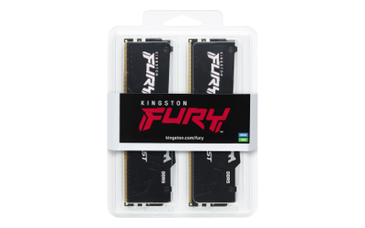 Memorie RAM Kingston FURY 128GB 5200MT/s DDR5 CL40 DIMM (4 x 32 GB) Beast RGB XMP