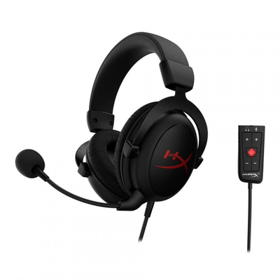 Kufje gaming HyperX Cloud Core, over ear, USB dhe 3.5 mm, të zeza