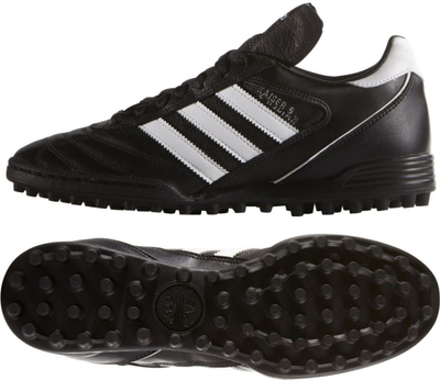 Këpucë futbolli Adidas Kaiser 5 Team TF 677357, lëkurë natyrale, TRAXION, të zeza
