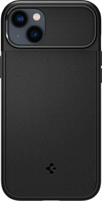 Mbrojtëse telefoni Spigen Optik Armor MagFit për iPhone 14 Plus, MagSafe, mbulesë kamere, e zezë