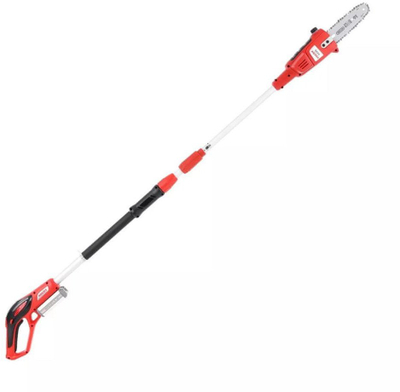 Телескопска пила на батерија Hecht 9025, 20 V, шина 20 cm, црвена