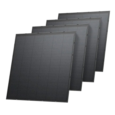Panel diellor EcoFlow 250W Rigid, set 4 copë, efikasitet 24.7%, i zi