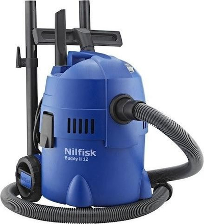 Fshesë me korrent Wet &amp; Dry Nilfisk Buddy II 12 Home Edition, 12 L, 1200 W, e zezë blu