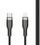 Kabllo për të dhëna dhe karikim FIXED USB-C - Lightning, MFi, PD, 0.5 m, e zezë