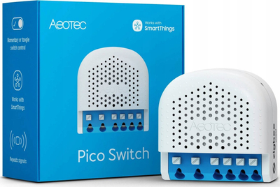 Çelës muri smart AEOTEC Pico Switch, Zigbee, 16A, i bardhë