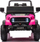 Makina elektrike për kalamaj Lean Toys YSA8813, 24V, 2 ulse, rozë