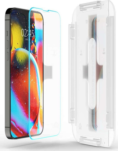 Xham mbrojtës Spigen GLAS.tR EZ Fit, për iPhone 13 13 Pro, transparent i pastër