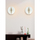 Set 2 llamba muri MDF 19,5×16,5×19,5 cm (HM7381.01)