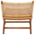 Karrige palosëse Antil teak 65×78×68 cm (HM9379.01)