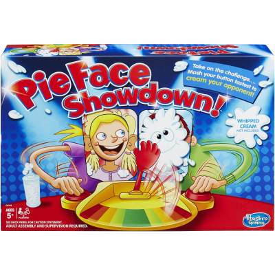 Lojë argëtuese Hasbro Gaming Pie Face Showdown, shumëngjyrëshe