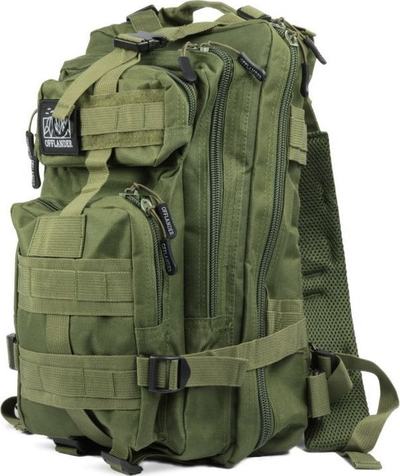 Çantë shpine Offlander Survival 25L, najlon, rreth 1kg, e gjelbër
