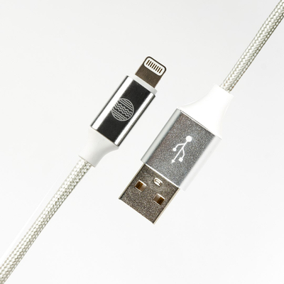 Kabllo Our Pure Planet USB-A në Lightning, 1.2 m, MFi-certifikuar, e bardhë
