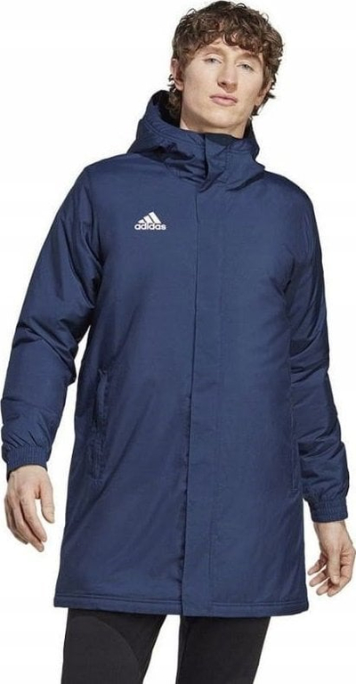 Xhaketë sport Adidas Entrada 22 Stadium M IB6077, për burra, poliester, blu navy