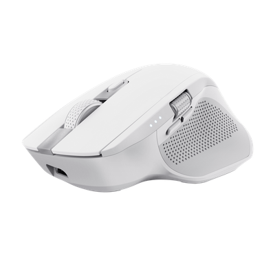 Maus pa kabëll Trust Ozaa+ Multi-Connect, DPI i rregullueshëm, Bluetooth 2.4 GHz, i bardhë