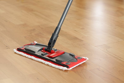 Mop i sheshtë Vileda Ultramax XL, dorezë teleskopike, i kuq