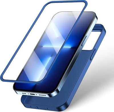 Kapak telefoni Joyroom JR-BP935, për iPhone 13 Pro, 360 Full Case, blu