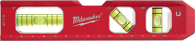 Nivel torpedo Milwaukee Billet 4932459097, magnetik, metalik, i kuq