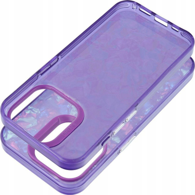 Futera mbrojtëse Tutti Frutti për iPhone 16 Pro, material i qëndrueshëm, ngjyrë vjollcë