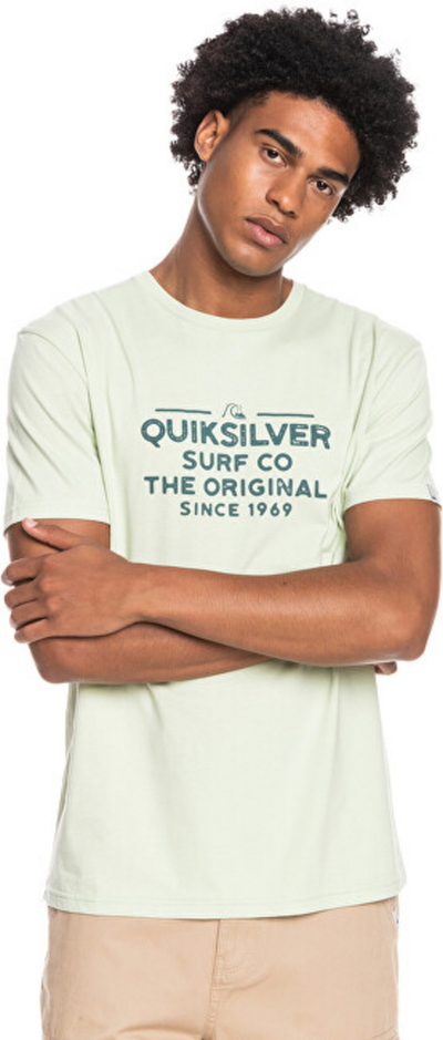 Maicë Quiksilver Feeding Line Regular Fit EQYZT06659-GEC0, bardhë/ gjelbër, L