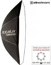 Softbox Elinchrom Rotalux Octabox 135cm, oktagonal, për studio, i zi