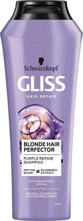 Shampo për flokë Gliss Kur Blond Hair Perfector Purple Repair, 250ml