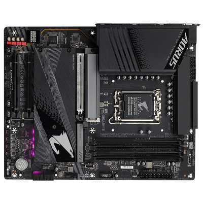 Матична плоча Gigabyte Z790 AORUS ELITE, DDR4, LGA1700, црна