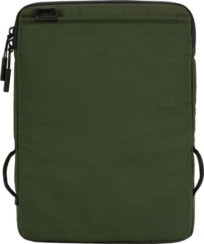 Çantë laptopi Incase Transfer Sleeve, 14", me xhep të përparmë që zgjerohet, jeshile e errët