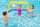 Сет за игра со вода Bestway Water Polo, надувлива врата, топка за базен, разнобоен