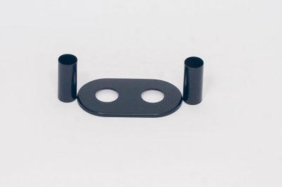 Set maskues Vario Term Concealing PEX, rozetë dyshe 3/4", e zezë mate