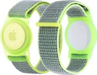Rrip për AirTag Mobile Origin AirTag Strap, najlon elastik, i gjelbër