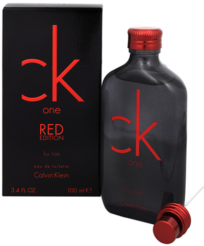 Eau de Toilette Calvin Klein CK One Red Edition For Him 100 ml, man