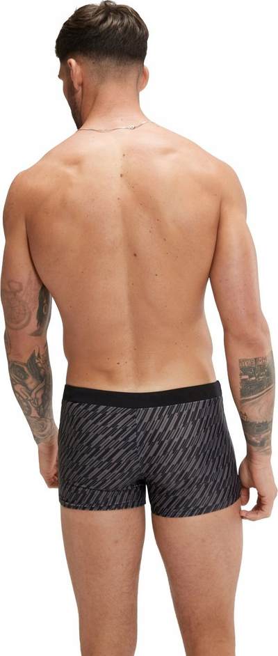 Rroba banje burrash Speedo Valmilton Aquashorts, prerje e ngushtë, me lidhëse në bel, të zeza