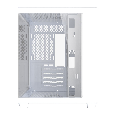 Kuti kompjuteri DarkFlash B275, ATX M ATX mini ITX, panel xhami i temperuar, e bardhë