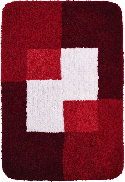Tapet për banjo RIDDER Coins, 60x90cm, kundër rrëshqitjes, i kuq